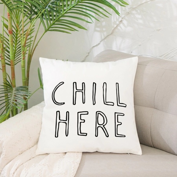 Chill Here Pillow Cover Decor - Picture 2 of 5